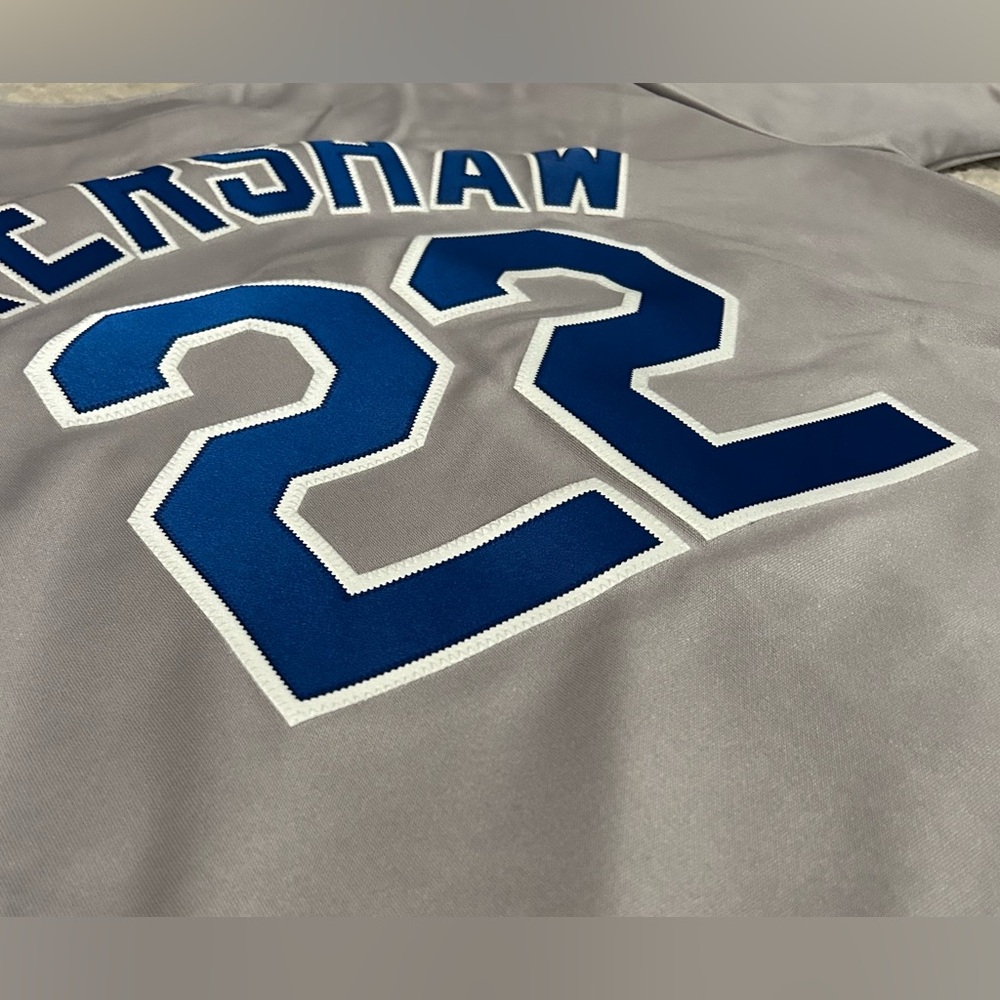 Majestic Authentic LA Dodgers Road Clayton Kershaw #22 MLB Jersey Men’s Sz: M - Picture 8 of 8